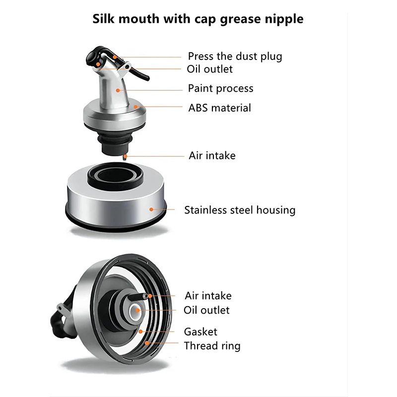 Whiskey Measured Stainless Steel Olive Liquor Price Plastic Aluminum Bottle Caps Oil Aerator Bottle Wine Pourer Spout