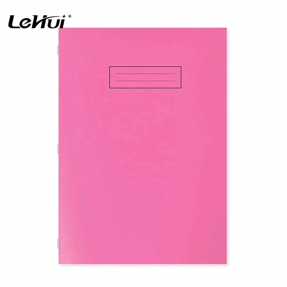 Alibaba Gold Supplier Manufacturer Supply 75gsm paper 80 pages A4 Wire stitched Ruled 8mm feint Bright Assorted Colours Exercise