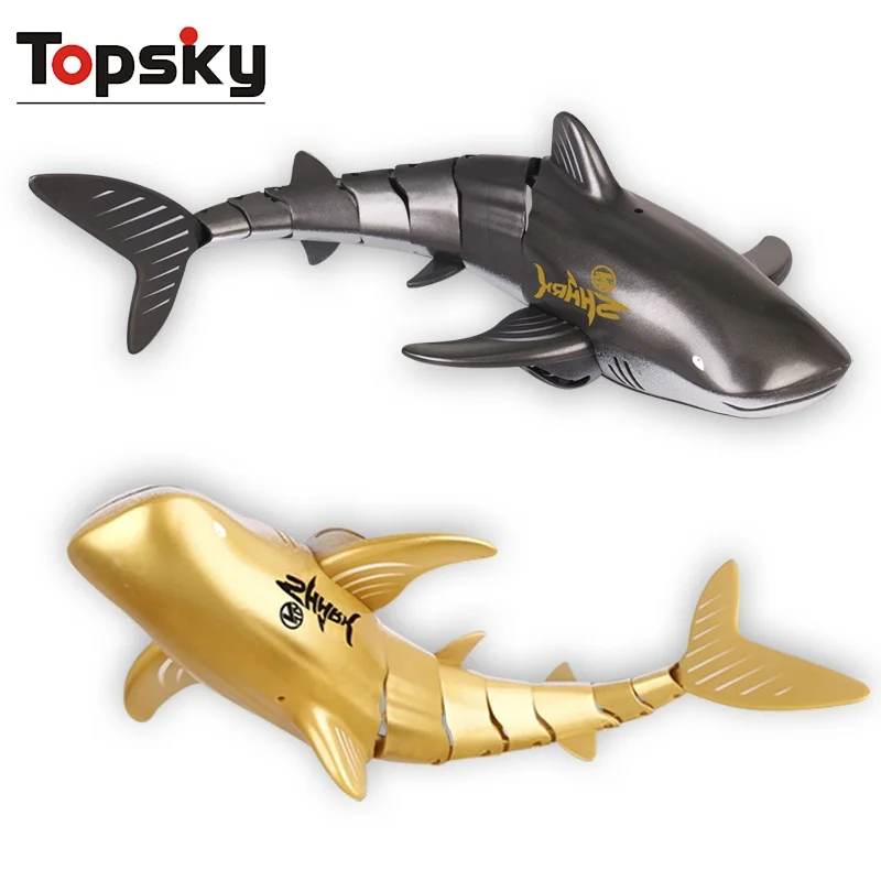 2.4G Radio Remote Control Whale Water Bath Toys Kids Swimming Pool Electric Rc Fish Animals Boats Whale