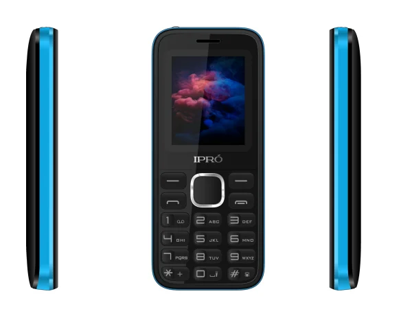 Bulk Stock 2.4 inch 240*320Pixels IPRO A8 SC6531E 32MB+32MB 1800mAh Big Battery Long Time Standby Dual SIM 2G Mobile Phone