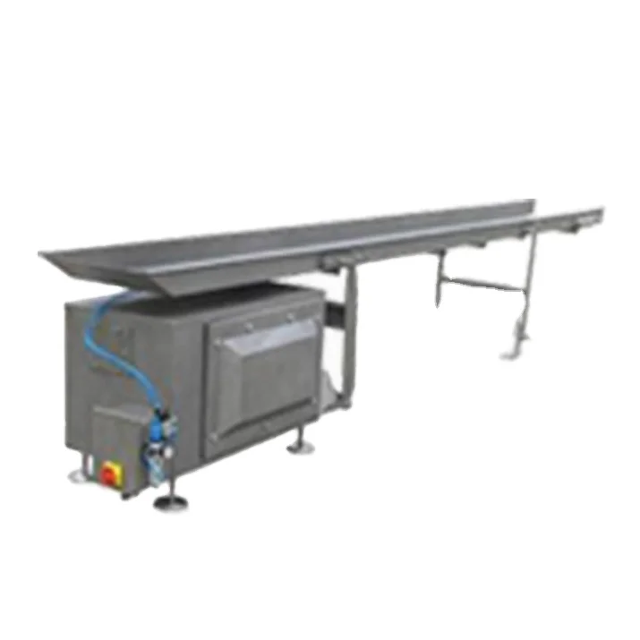 Long Horizontal Fastback Motion Conveyor Stainless Steel for Easy Fragile Material Packing Project System Line
