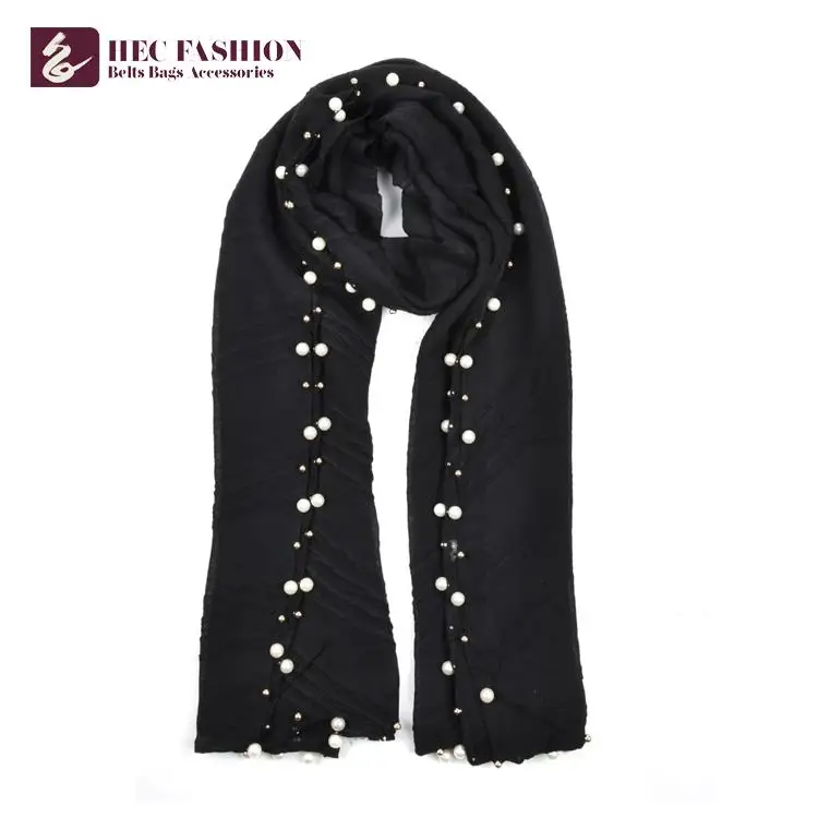 HEC Wholesale Chinese Elegant Comfortable Soft Long Polyester Women Scarf