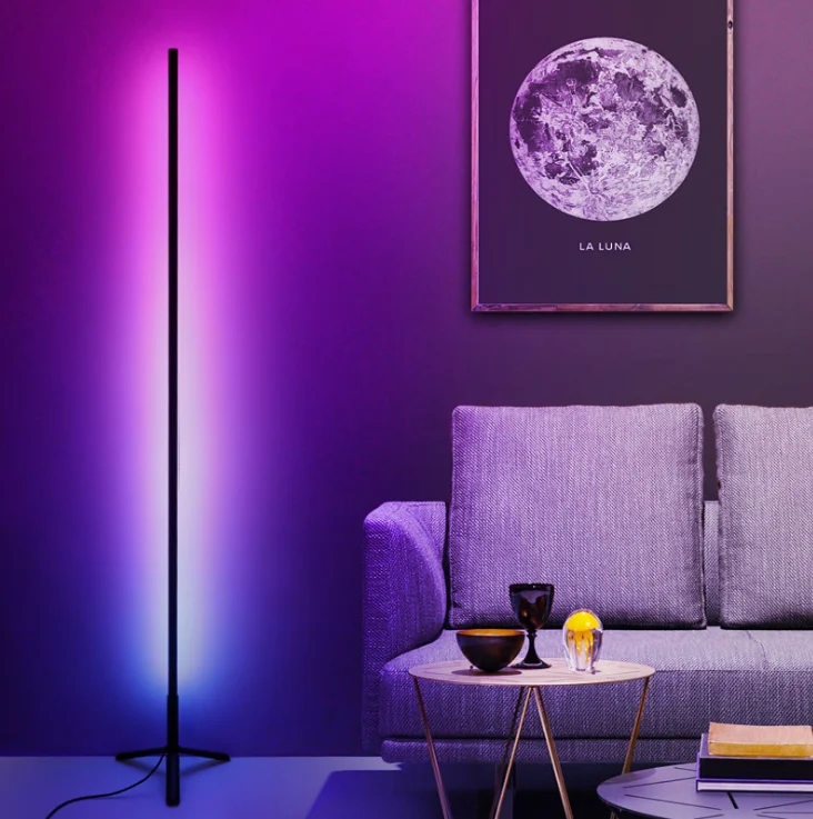  Dropshipping floor lamps corner lamp RGB fulcolor standing for bedroom
