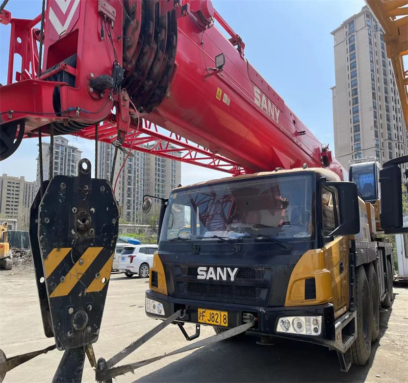 Подержанный автокран Stc800 80 тонн оригинальный Sany