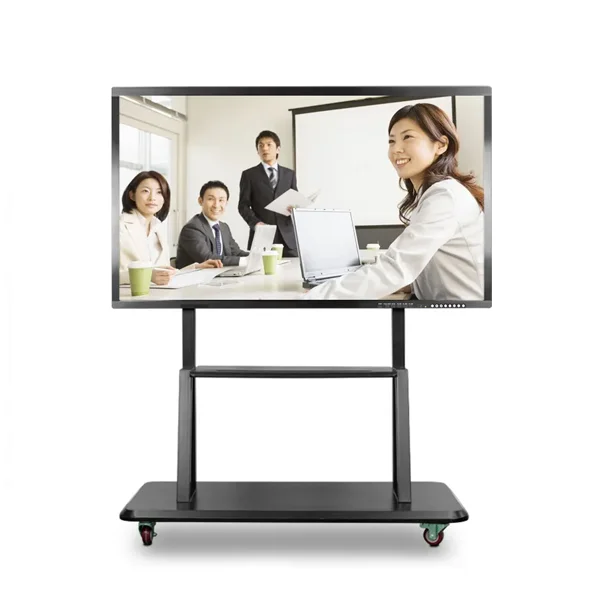 65' high quality Android/ Windows optional smart touch screen whiteboard all in one interactive flat panel for business