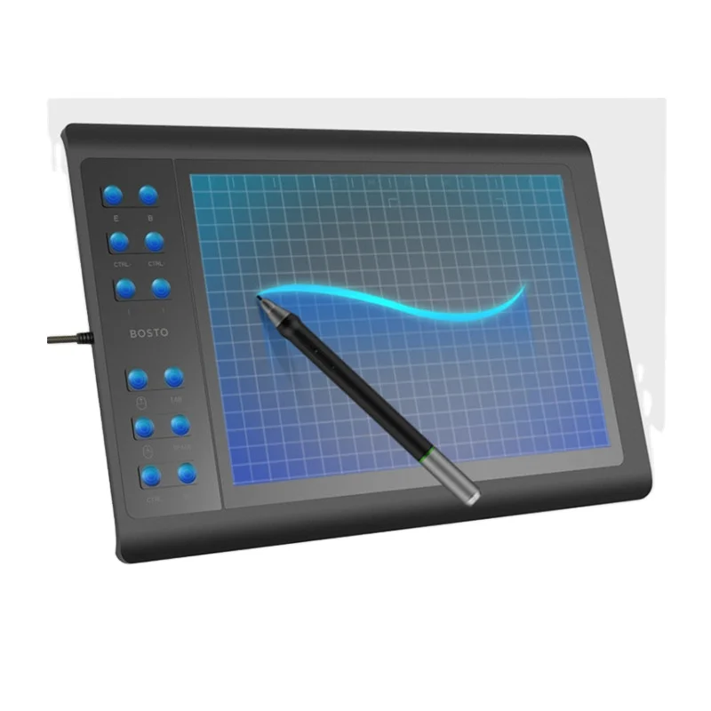 10 Inch Digital Animation 8192 Level Kids Express Keys Wireless Battery Free Stylus Pen Graphics Drawing Tablet