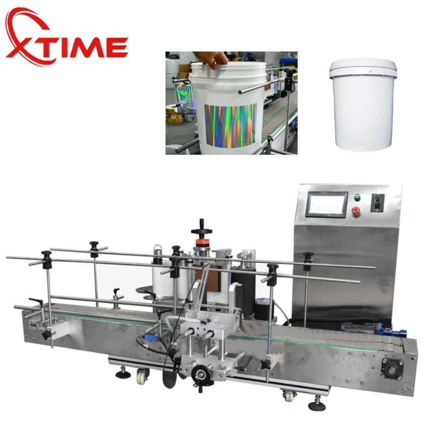 ew Product Self Adhesive Bottle Label Printing Machine