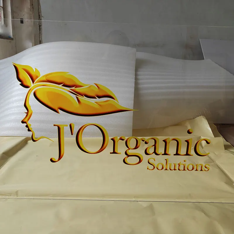 Plexiglass Plaque Custom Company 3D Logo Plastic Sign Board Uv Printing Acrylic Signage