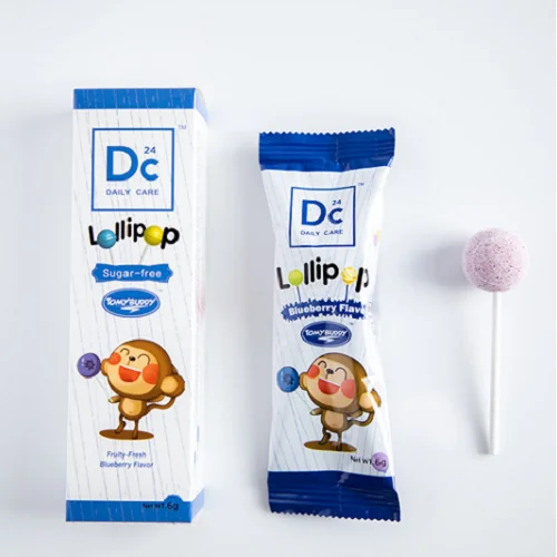 Hot Selling Xylitol and Isomalt As Sweeteners Natural Dry Power Fruit Cheap Sugar Free Compressed Lollipop