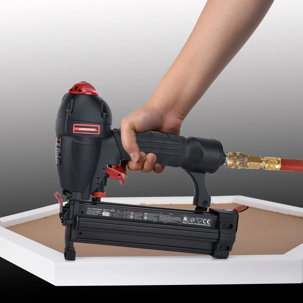 AEROPRO SF5040RC 2 in 1 Combi Nailer and Stapler Pneumatic Brad Nail Gun and 18 Gauge Staple Gun