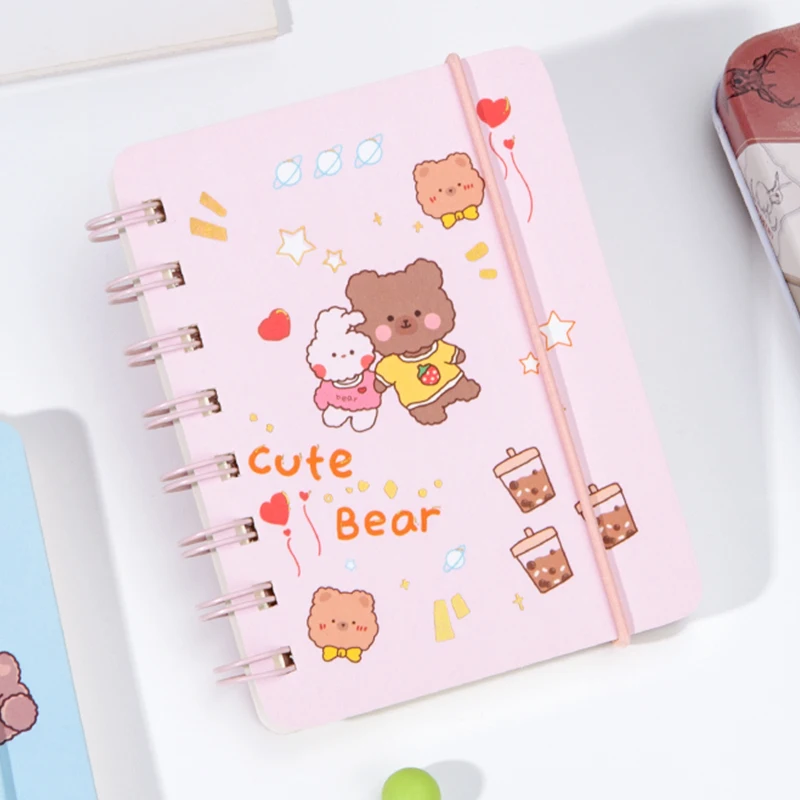 Медведь горох катушки этот академический B5 с напечатанным логотипом Дневник Книга набросков модных костюмов ноутбук monthlybackpack деловых поездок блокнотов