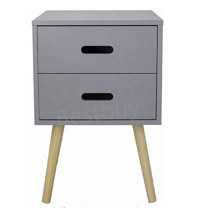 wooden bedside table nightstand bedside table with drawer Wood storage cabinet for bedroom