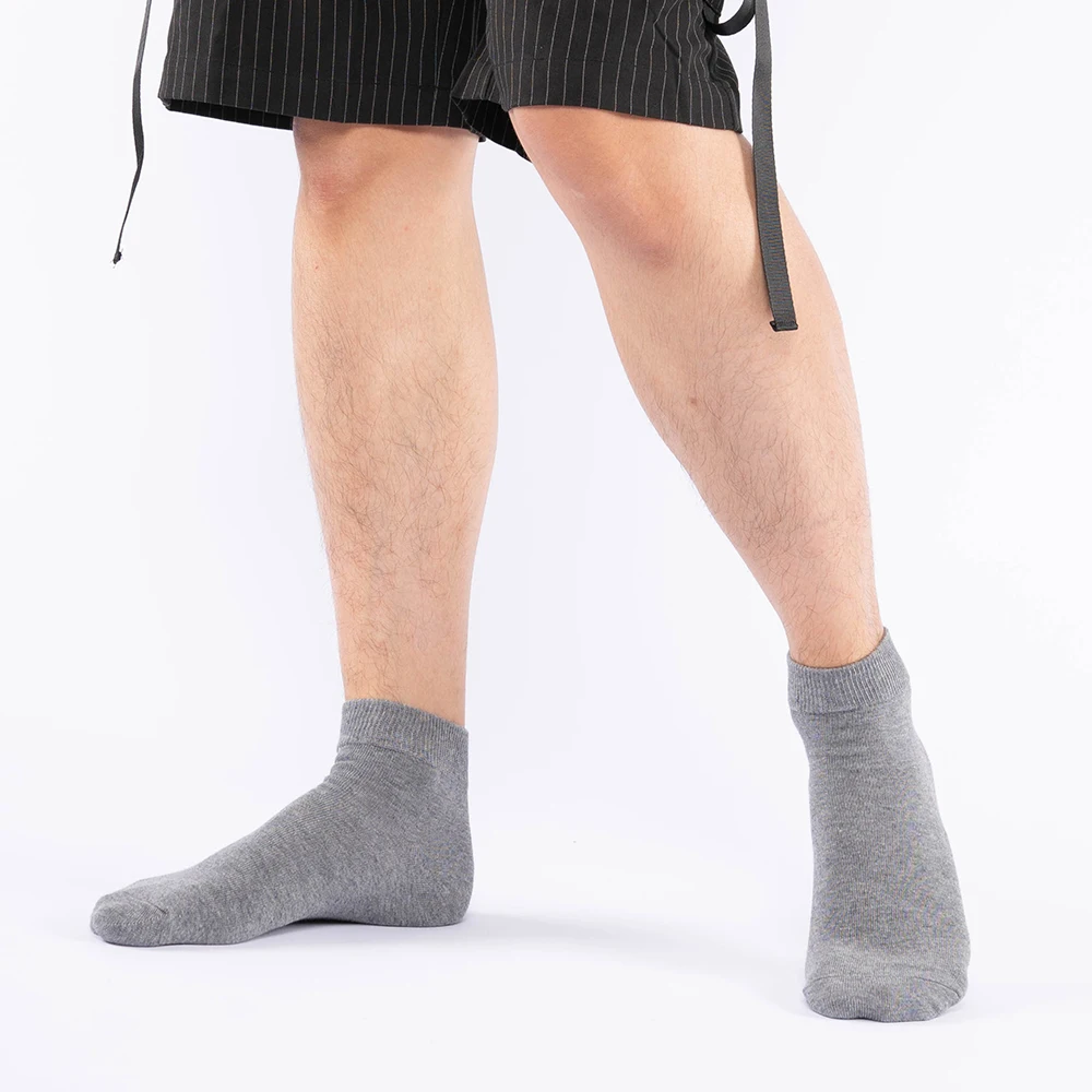HEPOLILO Quarter Brand New Cotton Elegant Men With High Quality Ankle Socks Men