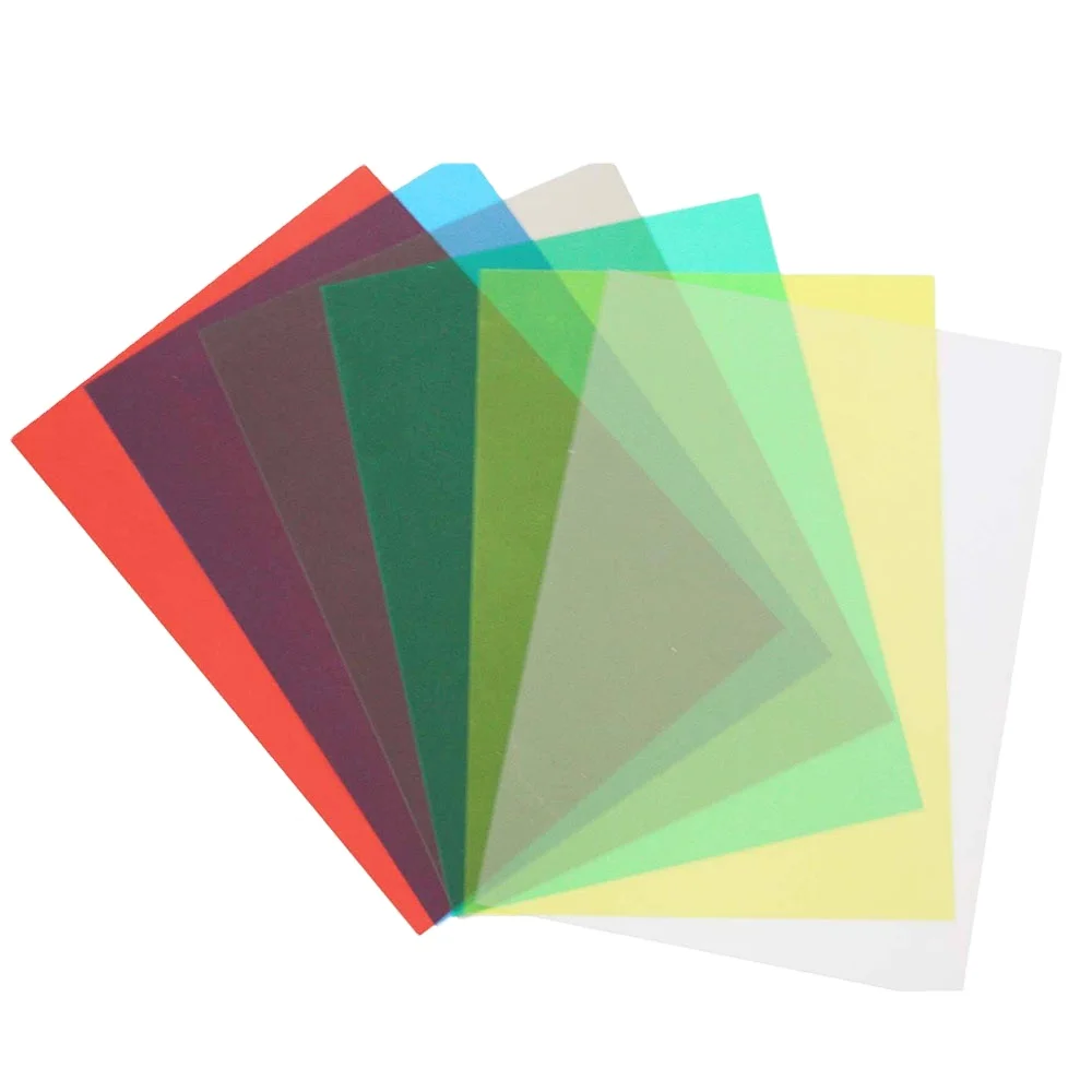 A3/A4/A5 Paper Size PVC Colored Transparent Sheet for Binding Cover PVC Book Covers