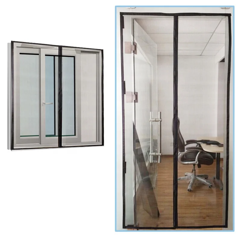 Fire-retardant Magnetic Mosquito Net Screen Door
