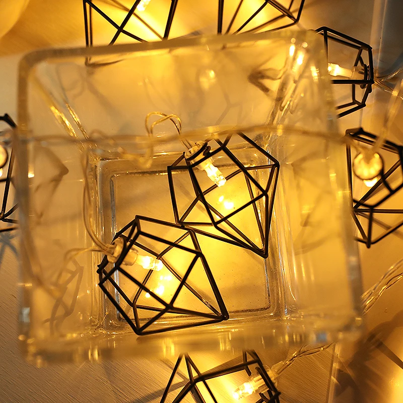 
Good Quality Various Specifications Iron Art Type Holiday Led String Light For Decor 