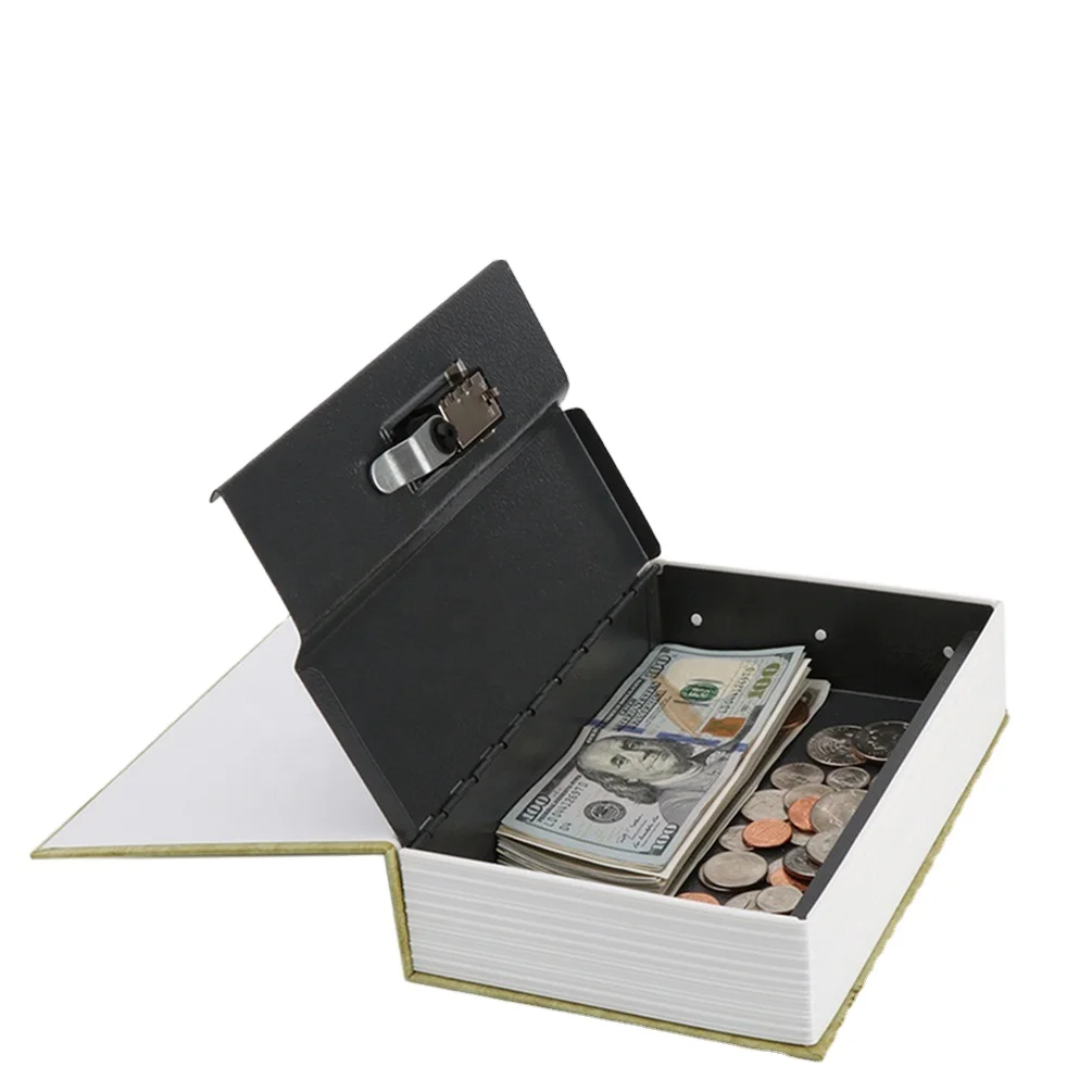 T-S-312 24x15.7x5.6cm Book Safe with Combination Lock, Home Hidden Safe dictionary book safe with key lock secret safe