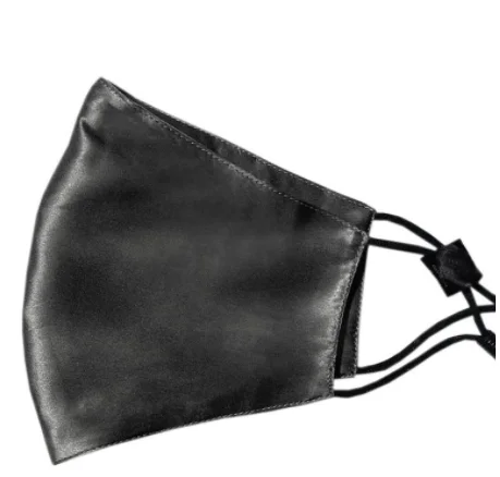 Wholesale silk face mask with custom logo and filter silk face mask