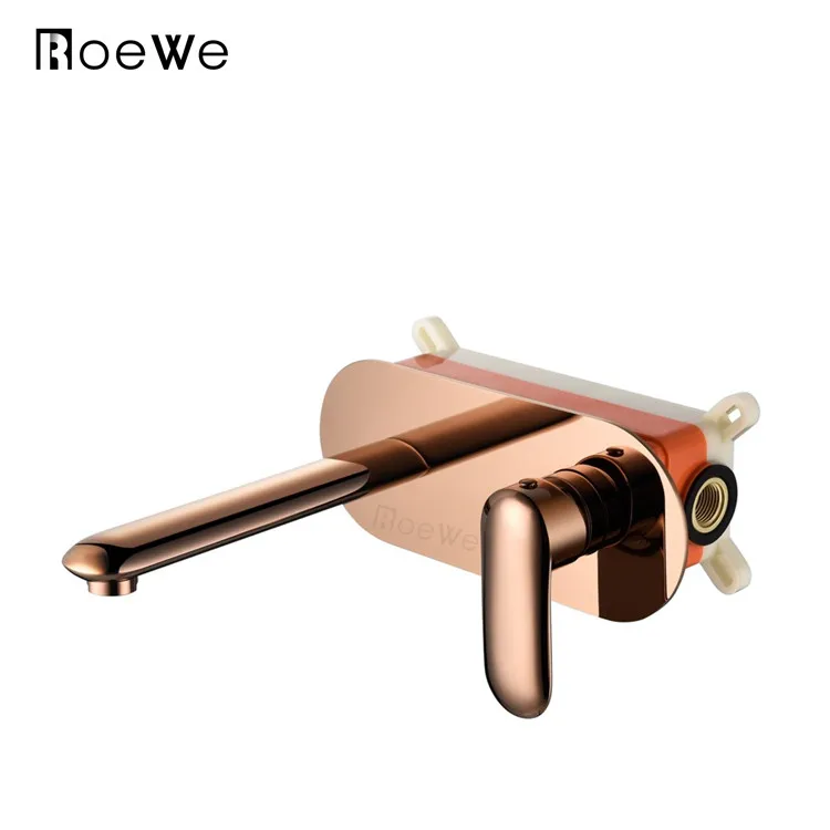 Bathroom Installation Concealed Build in Wall Mounted Single Lever 1 Handle Series Basin Faucet Wc Hand Wash Mixer Water Tap SEU