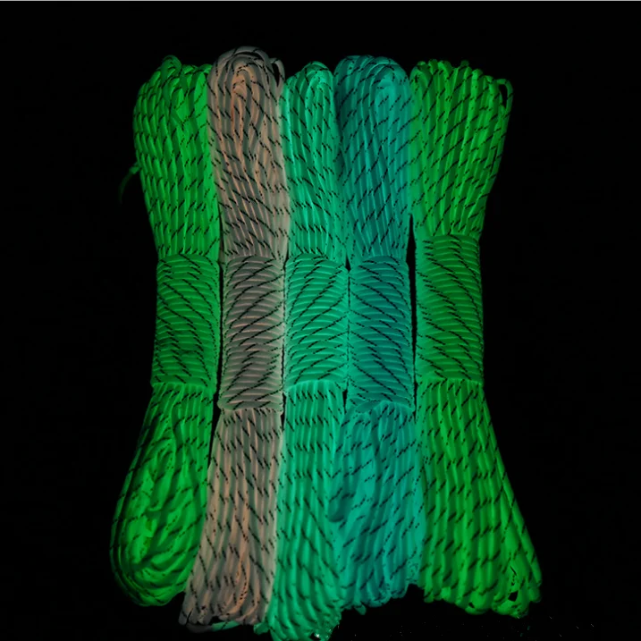 Strong Quality Outdoor Parachute Cord Paracord Survival Braided Rope Tent Packaging Rope