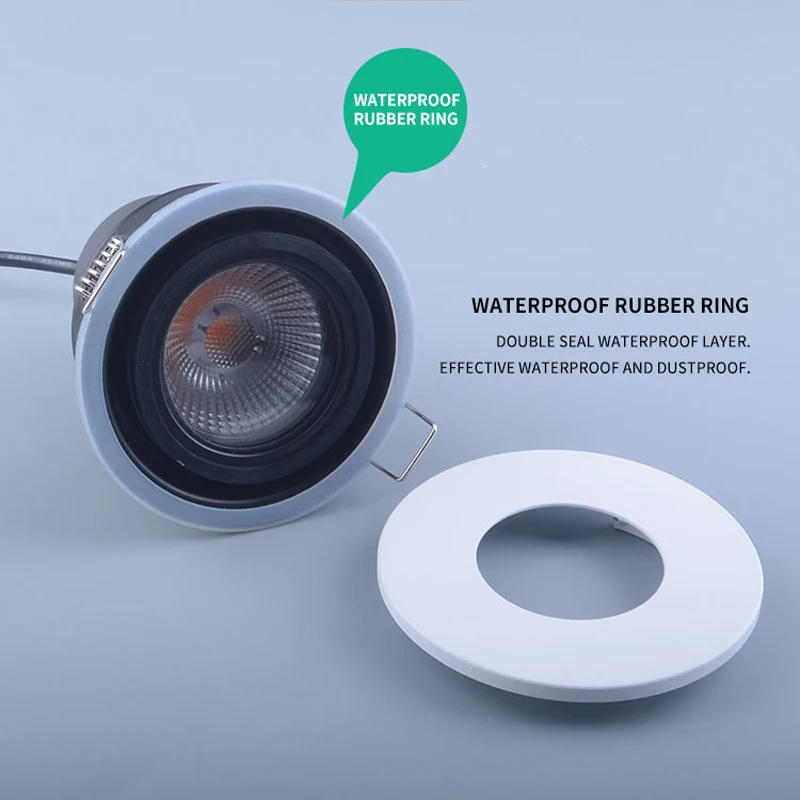 TOSEO Custom Pure aluminum Ceiling Light Recessed Waterproof  led spotlight 5 watts ip65 Downlight