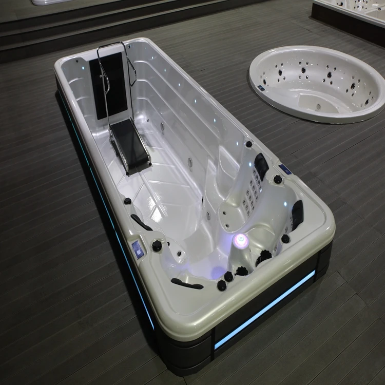 Ground balboa control system endless swimming pool outdoor swim spa hot tub