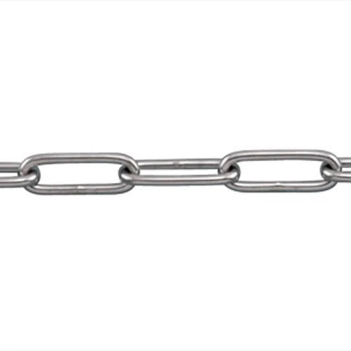 Hardware Silver Zinc Plated Korean Standard Short Link Chain High Tension for Rigging