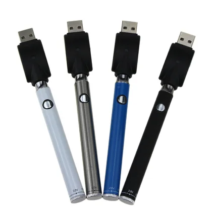 
Private label twist slim pen variable voltage 650mah cbd vapes pen 510 thread battery with micro usb 