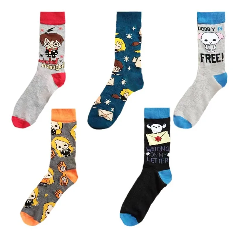 HY-2580  New 2024 Socks Anime Movie Socks Men Cotton Crew Socks man