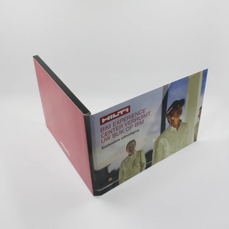 wholesale new lcd video advertising card 5inch  IPS/TFT/HD business greeting gift card lcd display A4 Brochure card