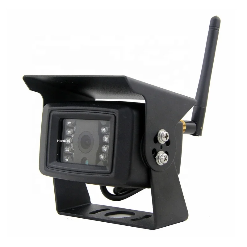AHD Quad Monitor Digital Wireless Car DVR Monitor Reverse Rear View Camera System for Tower Crane Heavy Truck