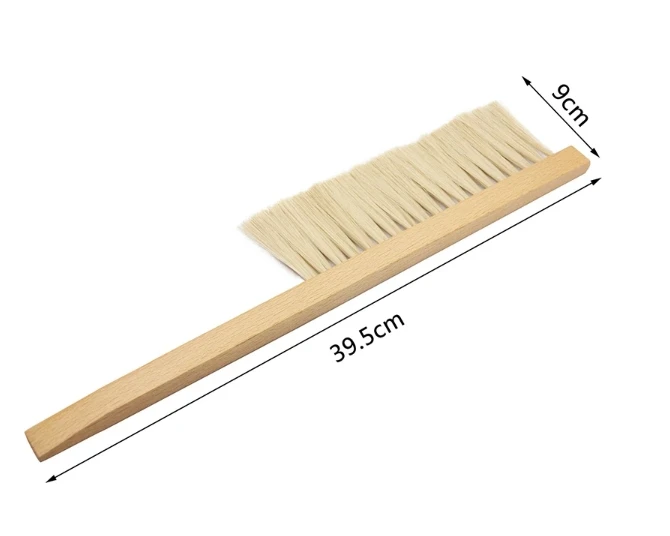 Apiculture Beekeeping tools Plastic Hair Bee Brush Wooden Handle Honey Comb Tools Remove Bees for bee brush