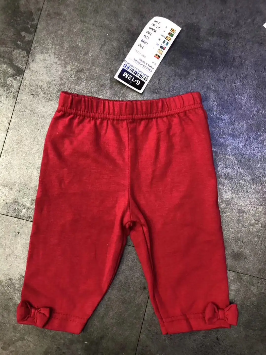 Горячая Распродажа, однотонные мягкие хлопковые штаны ярких цветов для маленьких девочек