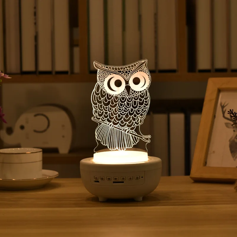 
Whole New Generation Color Changing Music Usb Charging Night Light 3d Acrylic Plate Night Light Led Acrylic Lamp 