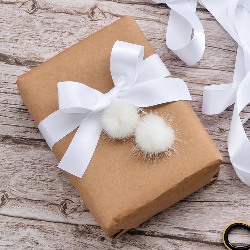 Custom 196 color single double faced satin ribbon for wedding decoration gift ribbon wrap