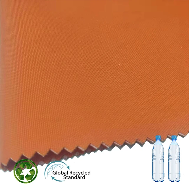 100%polyester recycled bag fabric 600d water proof oxford fabric with backing PU coated for school bags and caparison garments