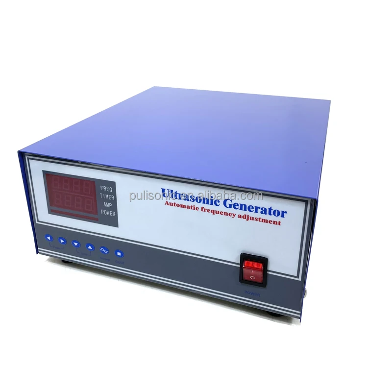 40Khz Ultrasonic Generator 2400W Power and Timer Ultrasonic Cleaning Generator for Plc Automatic Lifting Ultrasonic Cleaner