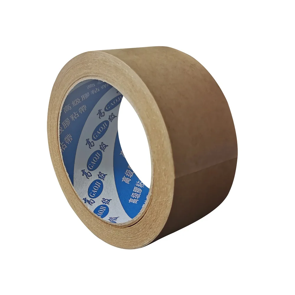 water activated kraft paper tape for carton box packing custom logo reinforced self adhesive