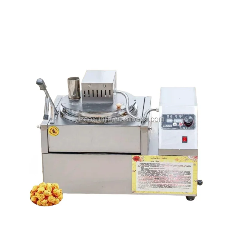 Commercial best-selling fancy popcorn machine with timing function fully automatic industrial