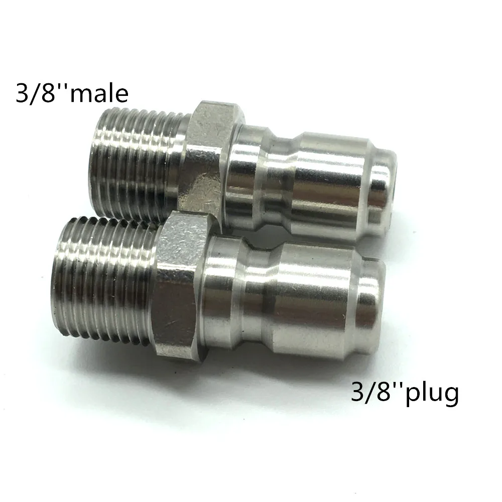 5000 psi hose fitting for high pressure washer hose quick connector plug