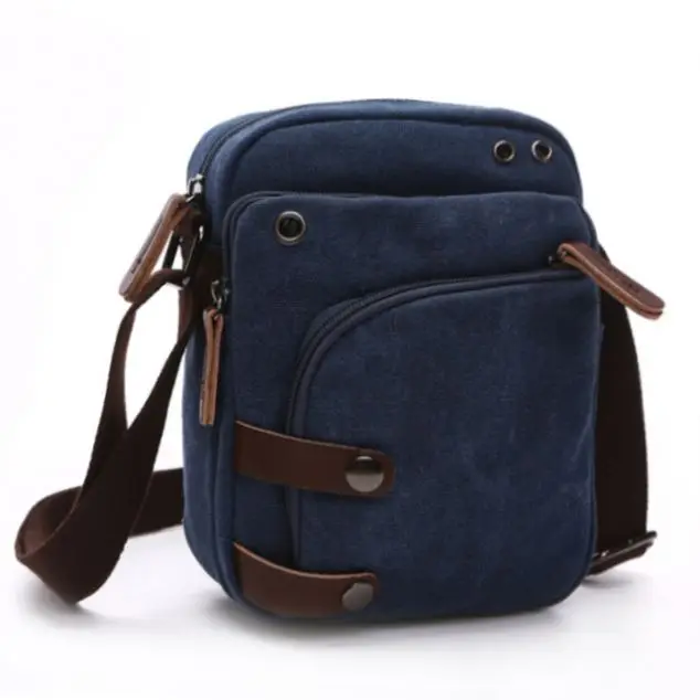 Brown Mens Canvas Small Tactical Black Military Laptop school Colleague Leather Cute Vintage Crossbody Bag Men