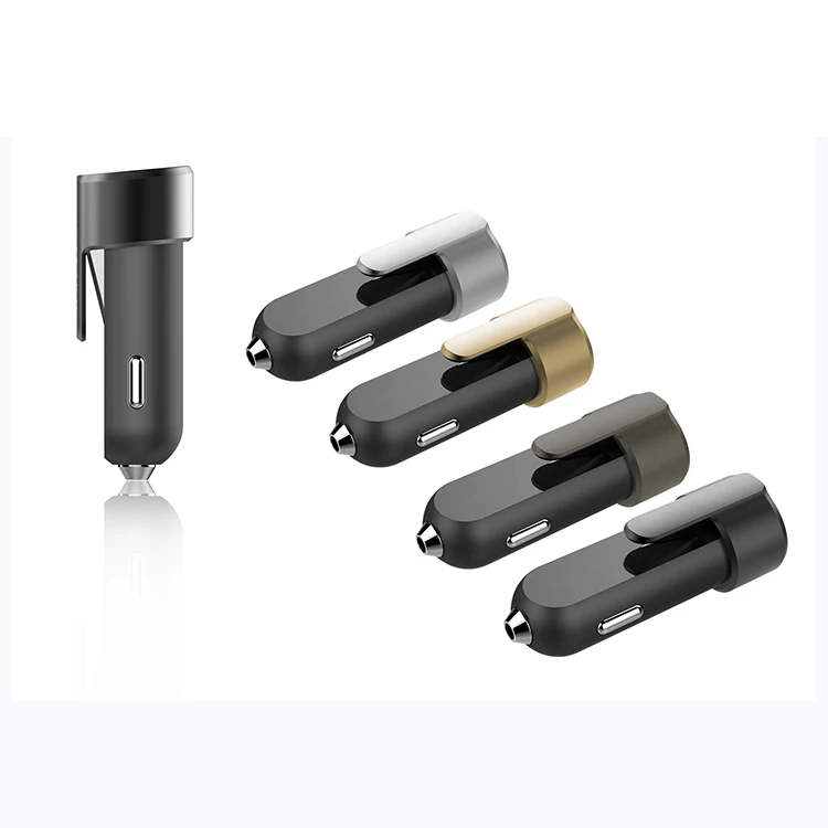 Лидер продаж 2020, автомобильное зарядное устройство с двумя портами Usb 5 в а, с молотком Безопасности и ремнем безопасности для Iphone