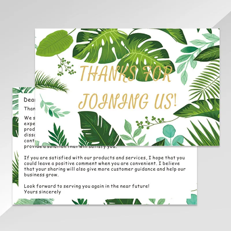 
Ebay hot sale paper thank you card video postcard full color card printing cheap price 