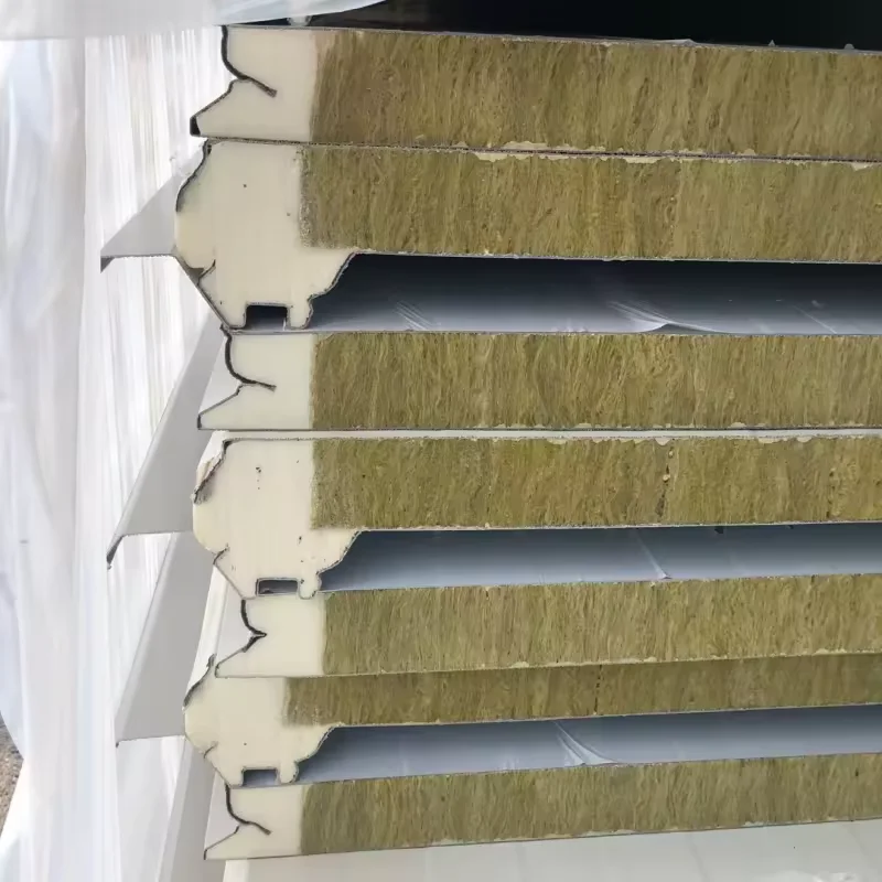 Fireproof SIP Insulated fire-proofing roof and wall sandwich panels