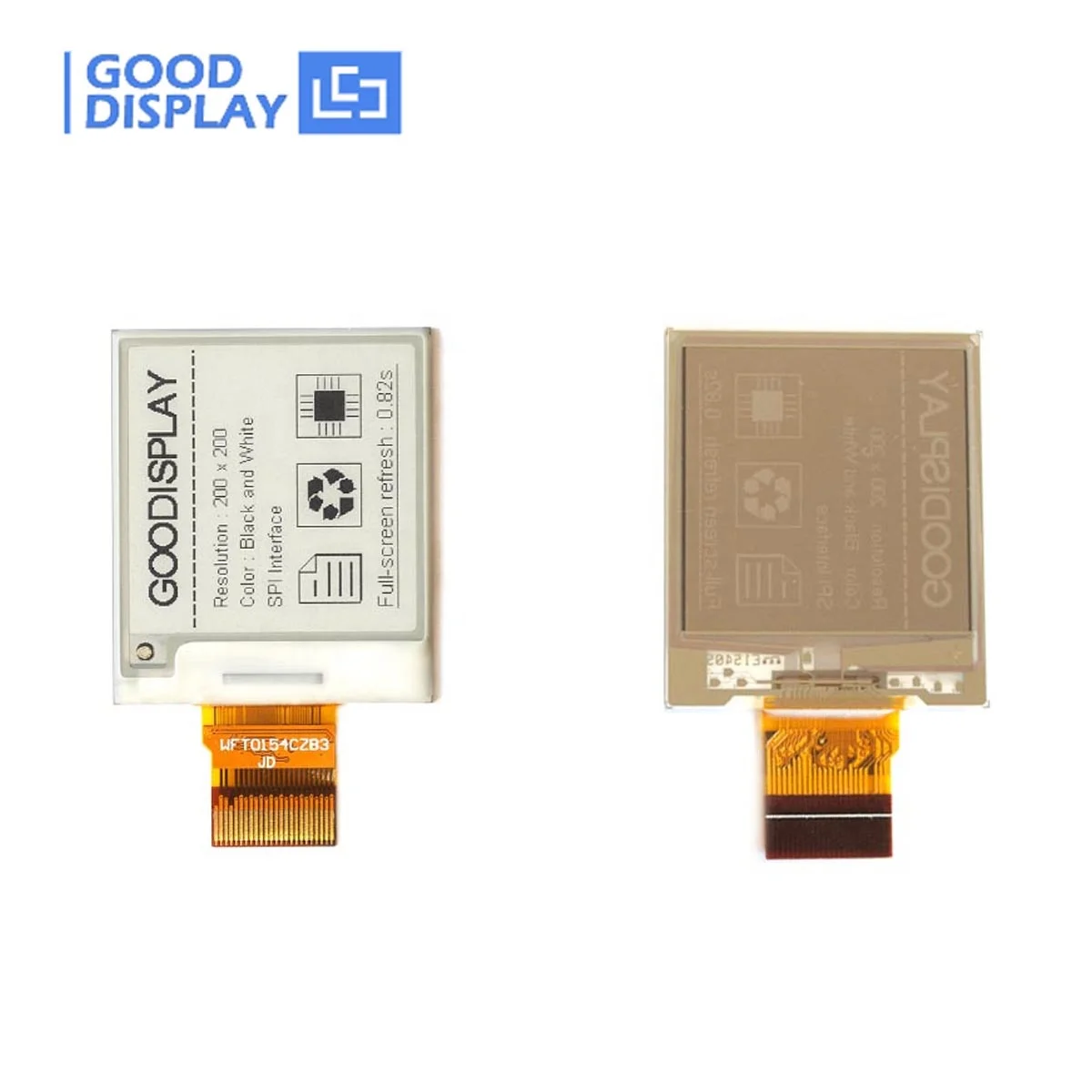  Сенсорный экран опционально GooDisplay дешевые 1 54 дюймов E ink дисплей 200x200 SSD1681 Epaper