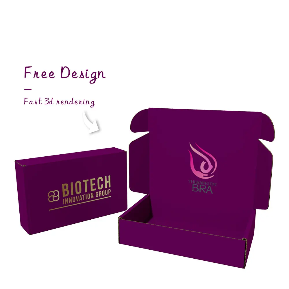 Manufacturing Garment Clothes Underwear Shipping Box Corrugated Printed Custom Boxes with Logo Packaging