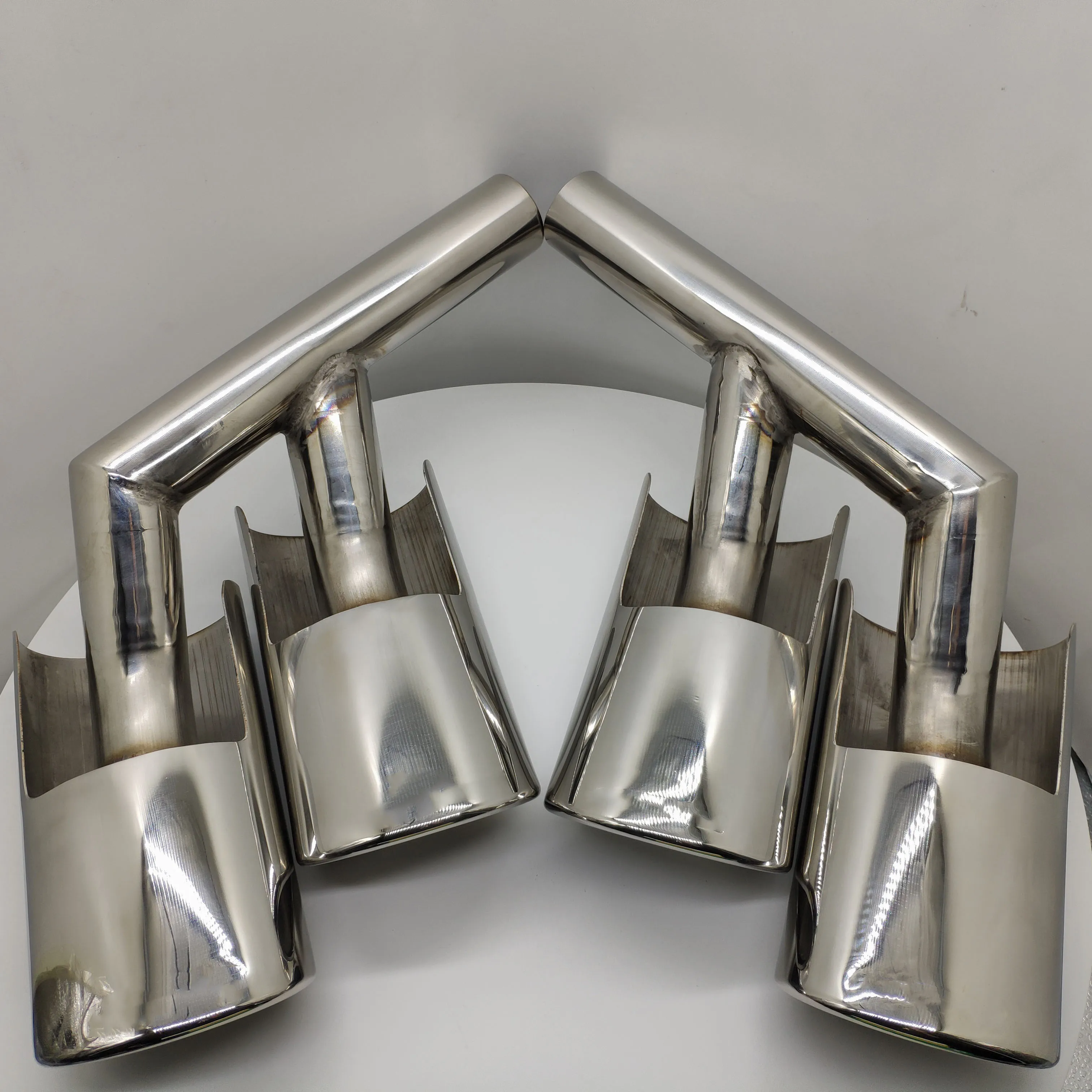 Factory Direct Sales 304 Stainless Steel Dual Outlets Exhaust Pipe For B EN Z W463