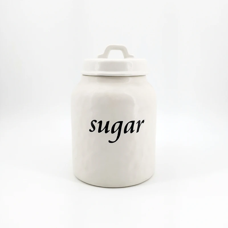 China Wholesale Buy Ceramic Storage Food Honey Jars Supplier