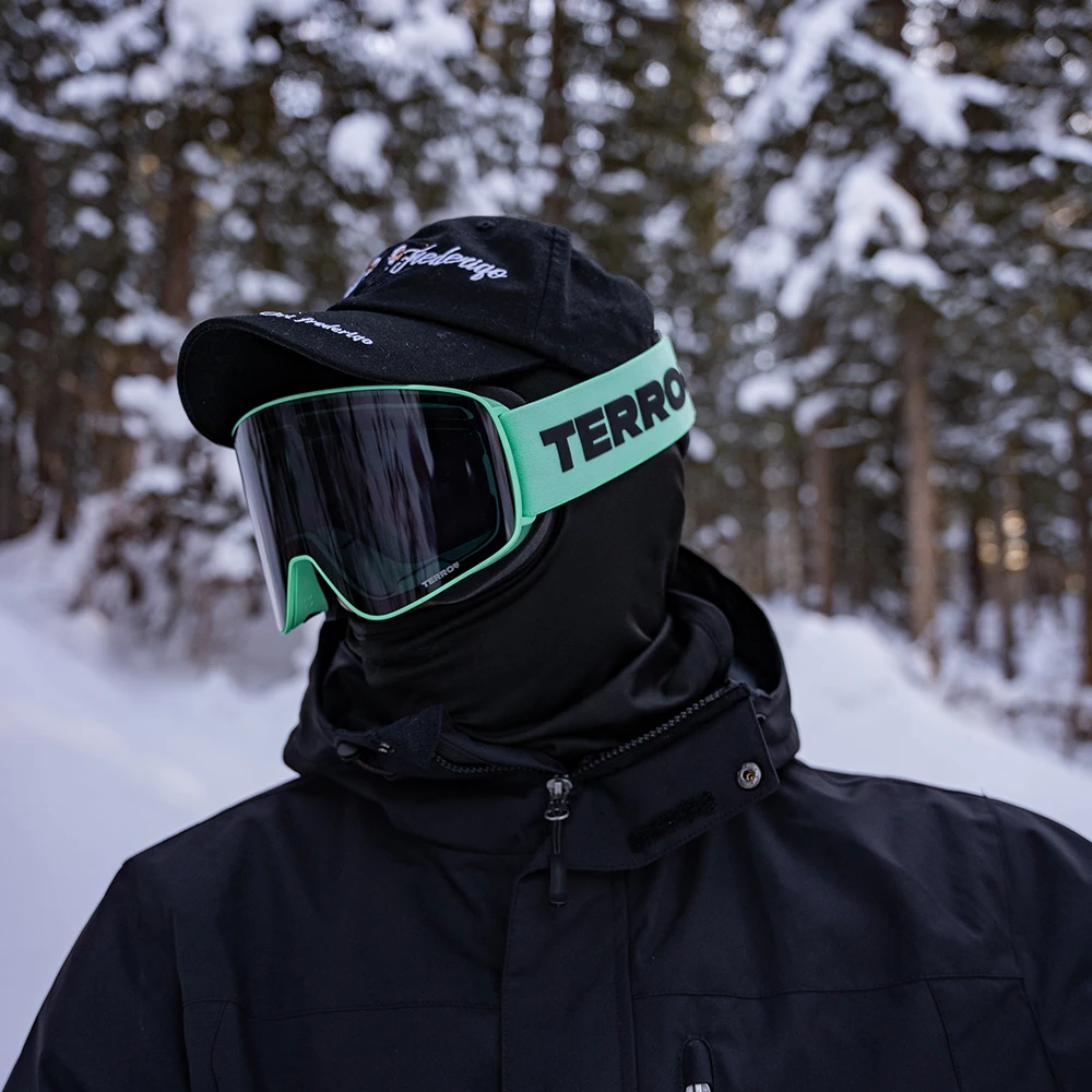 ski goggles Sport OEM Custom Anti Fog snowboard goggles Straps Magnetic lens snow  goggles