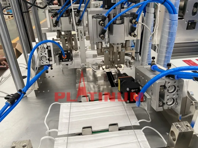 High Speed Medical Fully Automatic Disposable Surgical Face Dust Fabric Blank Mask Making Machine